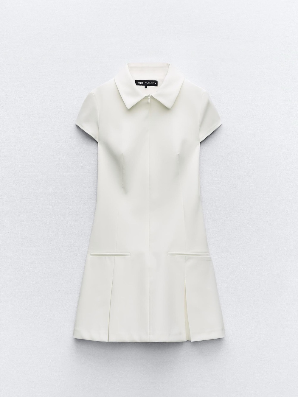 Zara Shirt Dress with Pleats